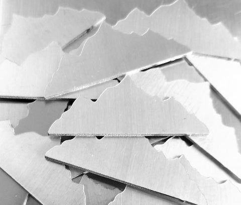 Aluminum Mountain Ornament Stamping Blanks