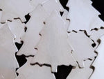Cast Pewter Christmas Tree Ornament Stamping Blank