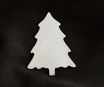 Cast Pewter Christmas Tree Ornament Stamping Blank
