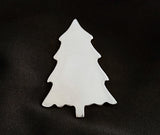Cast Pewter Christmas Tree Ornament Stamping Blank