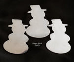 Snowman Ornament Stamping Blank