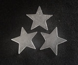 Pewter Cast Stars Stamping Blanks