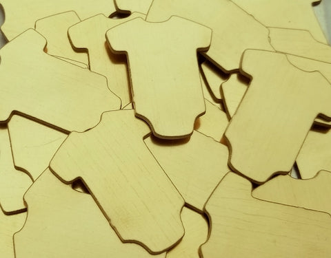 Brass Baby T-Shirt Stamping Blanks