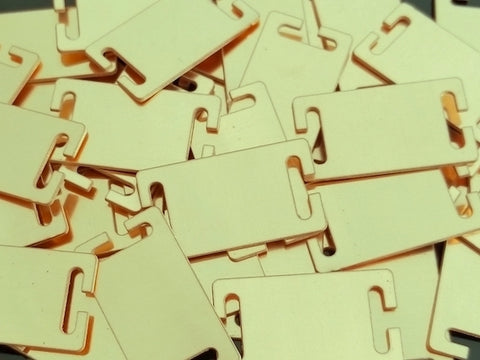Brass Collar Slides Stamping Blanks