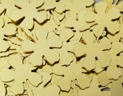 Brass Hibiscus Stamping Blanks
