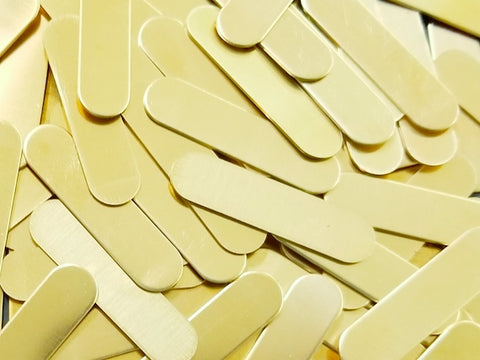 Brass Oblong Tags Stamping Blanks