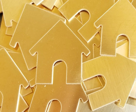 Bronze Dog House Stamping Blanks