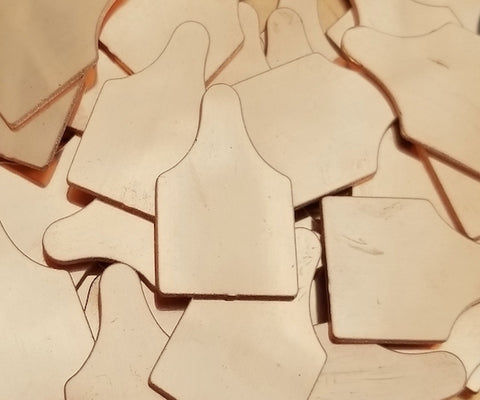 Bronze Ear Tags Stamping Blanks