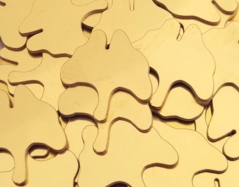 Bronze Ginkgo Stamping Blanks