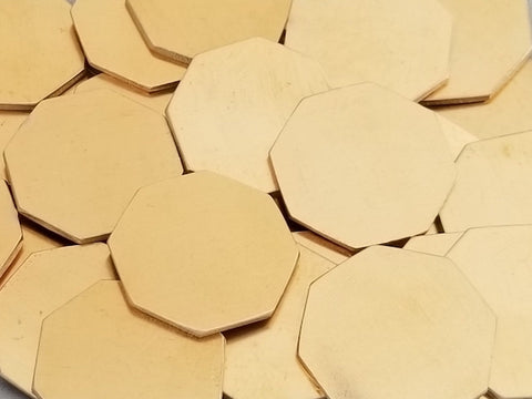Bronze Octagon Stamping Blanks