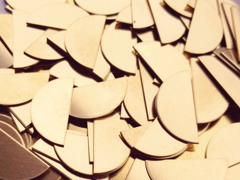 Copper Semi-Circle Stamping Blanks