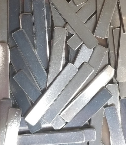 Pewter Hand Cast Tags Stamping Blanks