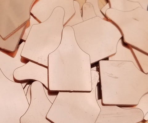Copper Ear Tags Stamping Blanks