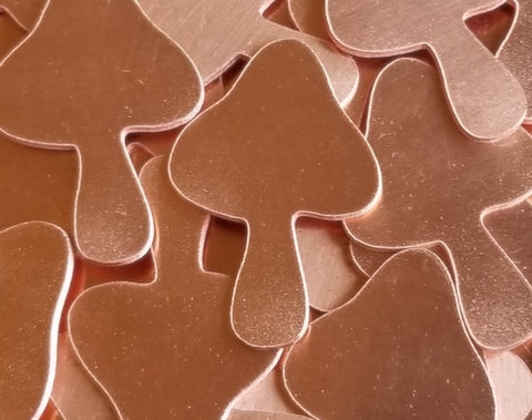 Copper Mushroom Stamping Blanks