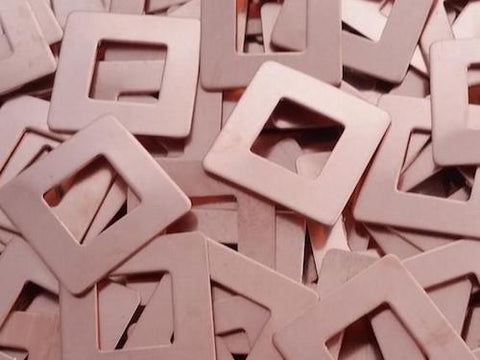 Copper Square Washers Stamping Blanks