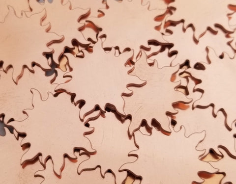 Copper Sun Stamping Blanks