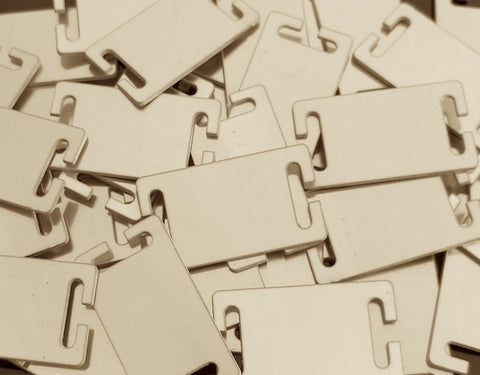 Nickel Silver Collar Slides Stamping Blanks
