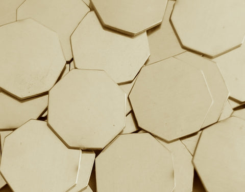 Nickel Silver Octagon Stamping Blanks