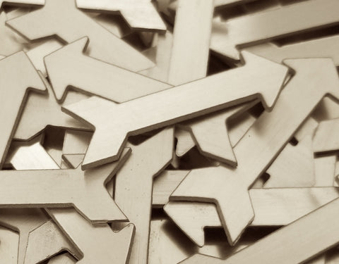 Nickel Silver Arrow Stamping Blanks