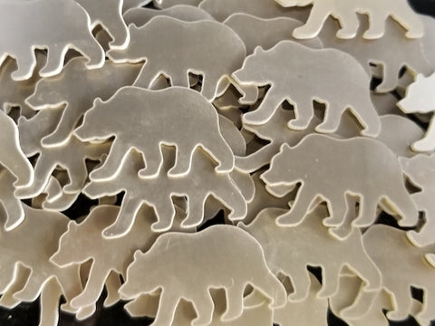 Nickel Silver Bear Stamping Blanks