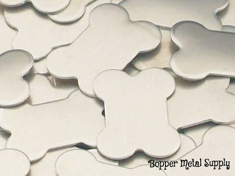 Pewter Dog Bone Stamping Blanks