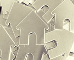 Nickel Silver Dog House Stamping Blanks