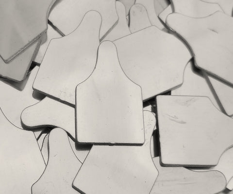 Nickel Silver Ear Tags Stamping Blanks