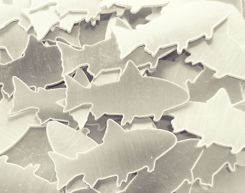 Nickel Silver Fish Stamping Blanks