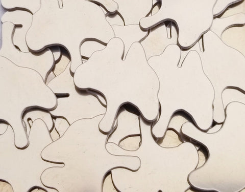 Nickel Silver Ginkgo Leaf Stamping Blanks