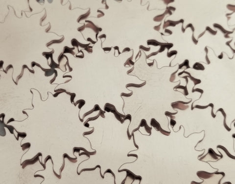 Nickel Silver Sun Stamping Blanks