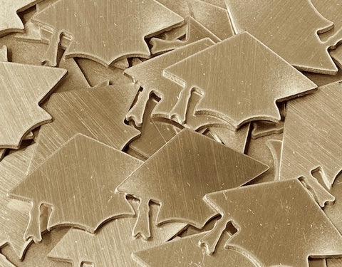 NuGold Graduation Cap Stamping Blanks