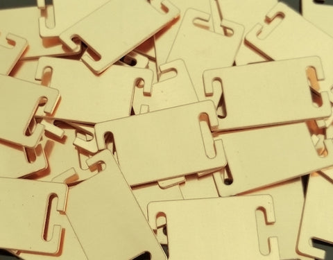 NuGold Collar Slides Stamping Blanks
