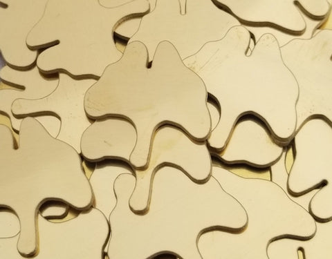 NuGold Ginkgo Leaf Stamping Blanks