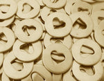 NuGold Heart Discs Stamping Blanks