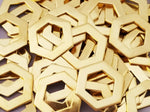 NuGold Hexagon Washer Stamping Blanks