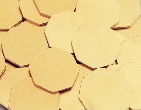 NuGold Octagon Stamping Blanks