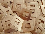 NuGold Square Washers Stamping Blanks
