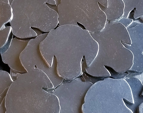 Pewter Cast Doggy Noggin Stamping Blanks