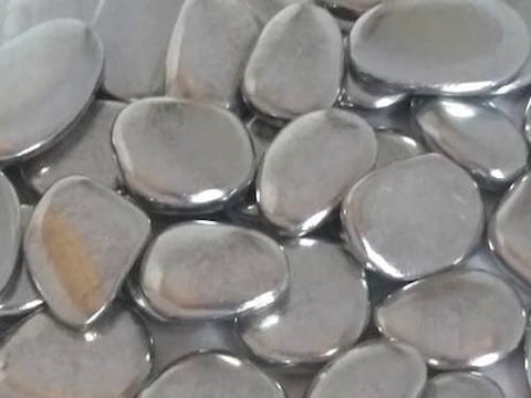 Pewter Pocket Stones Stamping Blanks