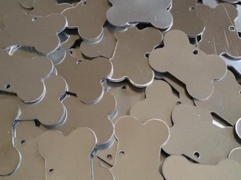Stainless Steel Dog Bone Stamping Blanks - 50% OFF SALE ITEM