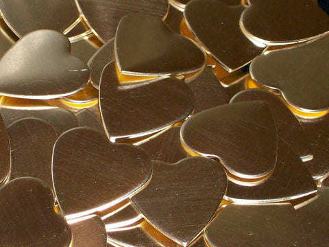 NuGold Heart Stamping Blanks