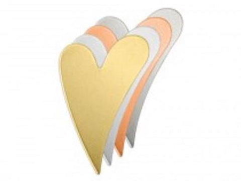 Nickel Silver Swirly Heart Stamping Blanks, IA