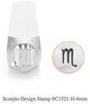 Scorpio Design Stamp, 6MM