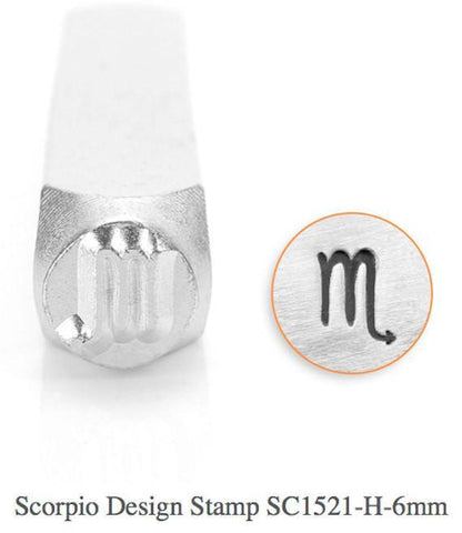 Scorpio Design Stamp, 6MM