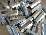 Cast Pewter Hexagon Bars Stamping Blanks