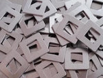 Pewter Square Washer Stamping Blanks
