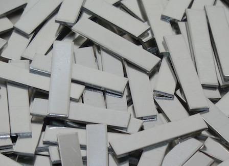 Pewter Tags Stamping Blanks R2, 1 1/8" - 1 1/2"