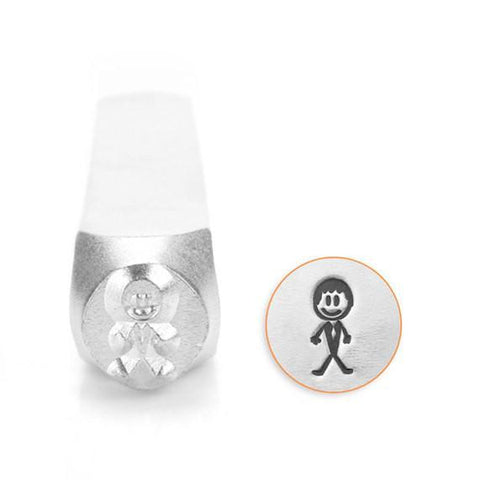 Groom Stick Figure Design Stamp, 7MM